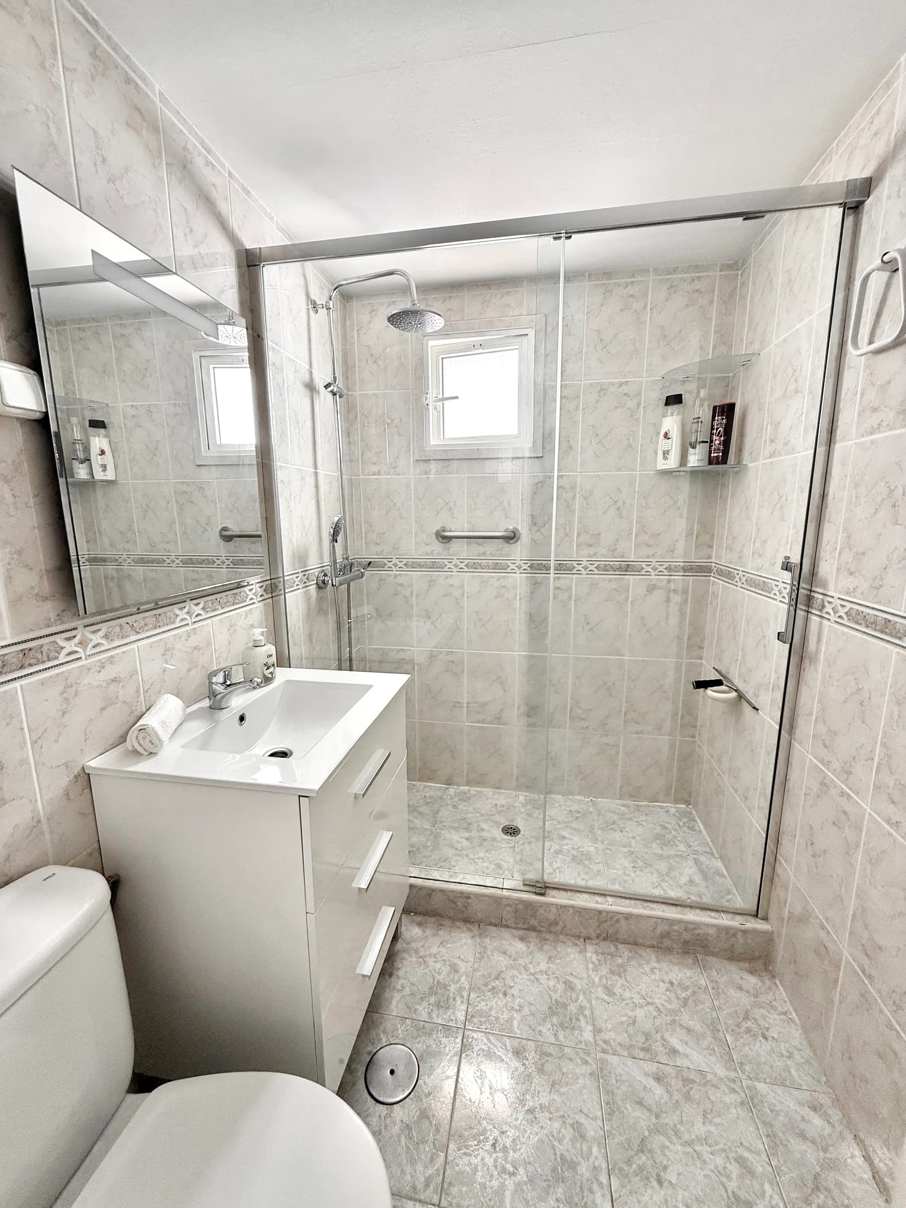 Bathroom with walk-in shower